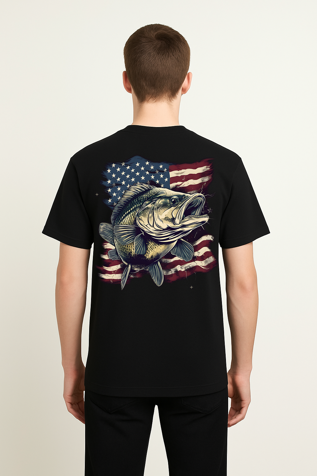 "USA Bassin'" T-shirt