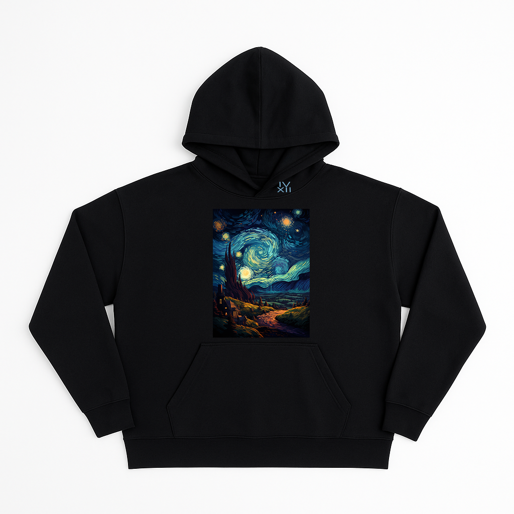 "As the Night Turns" French Terry Hoodie