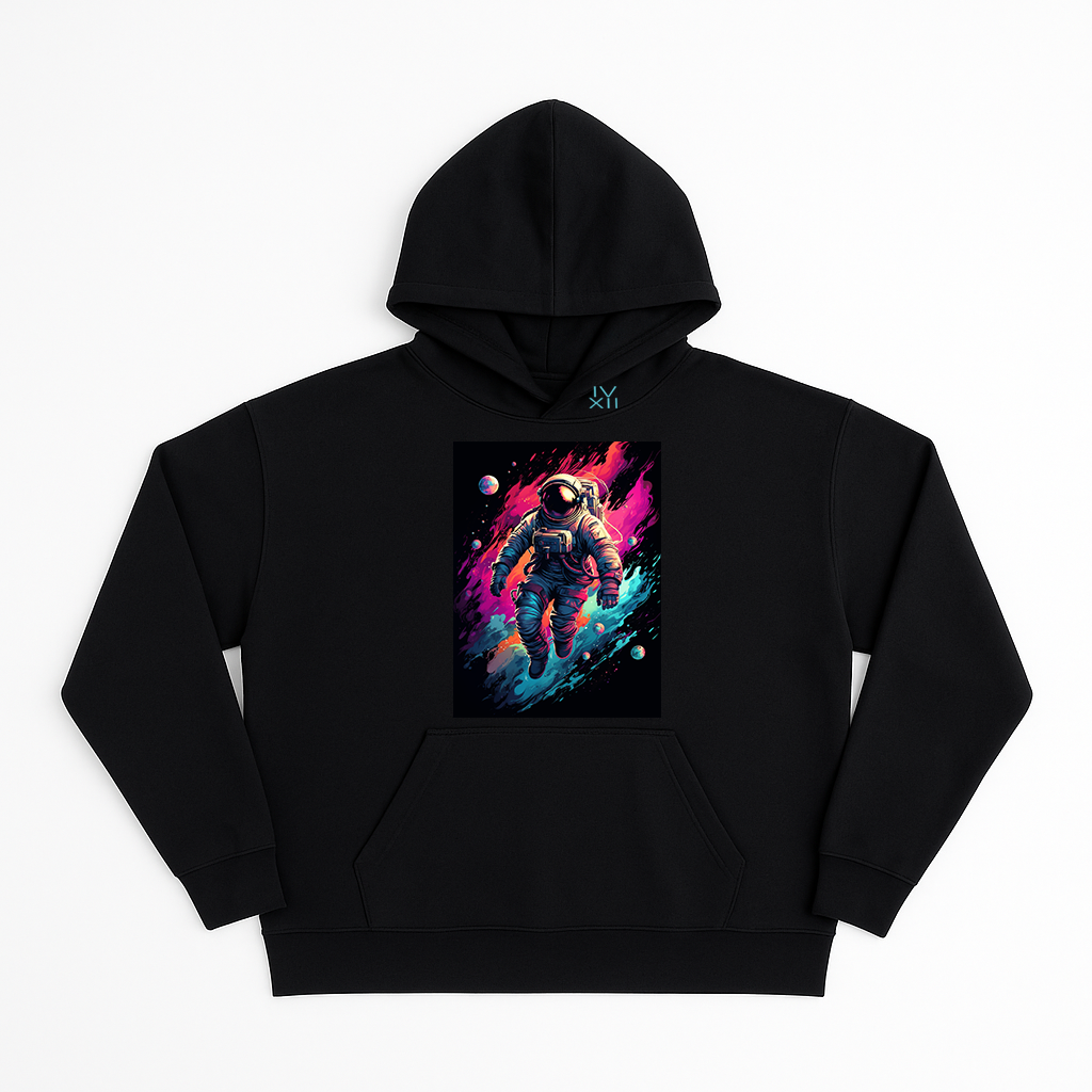 "Astronaut Galaxy" French Terry Hoodie