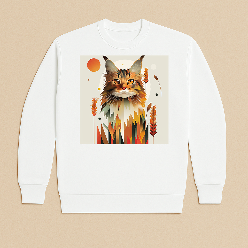 "AutumnPaw" French Terry Crewneck Sweatshirt