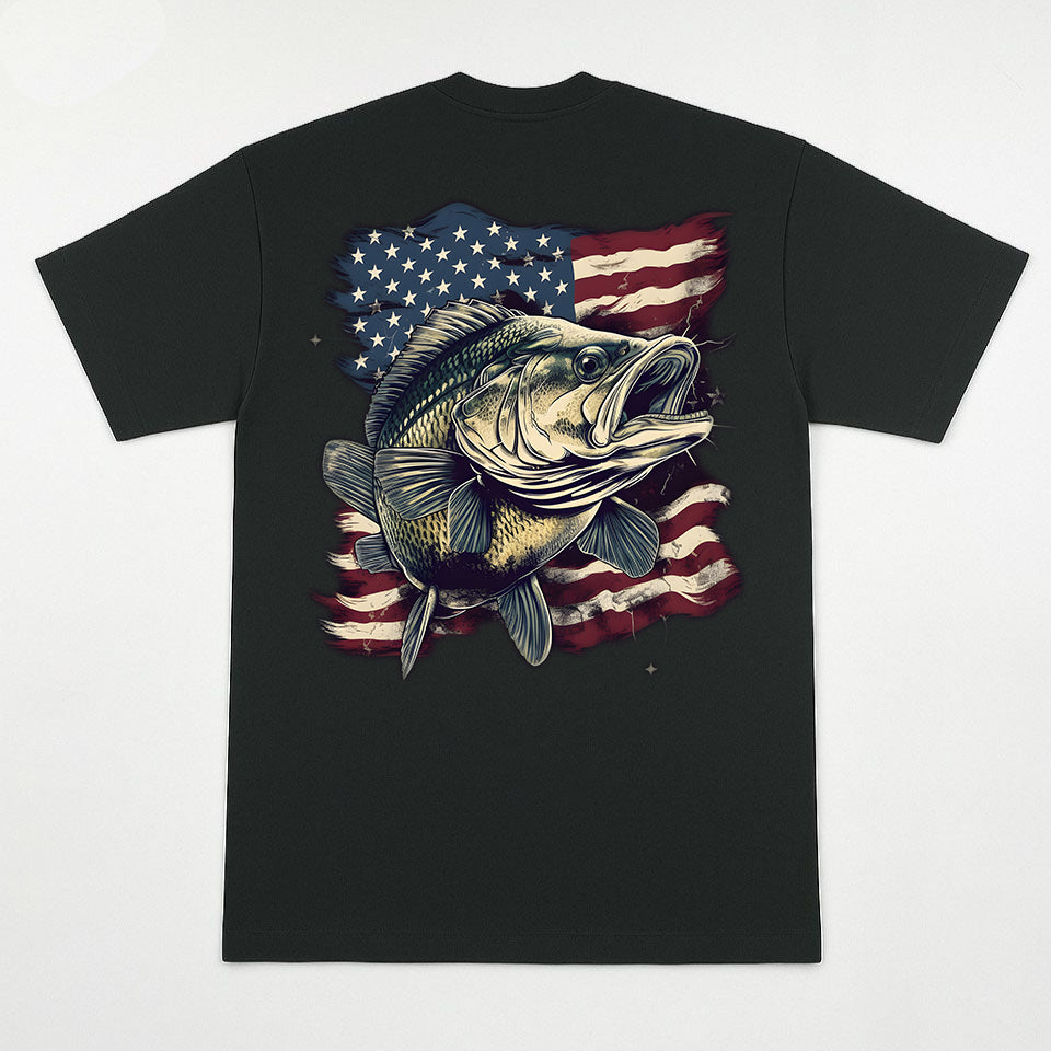 "USA Bassin'" T-shirt