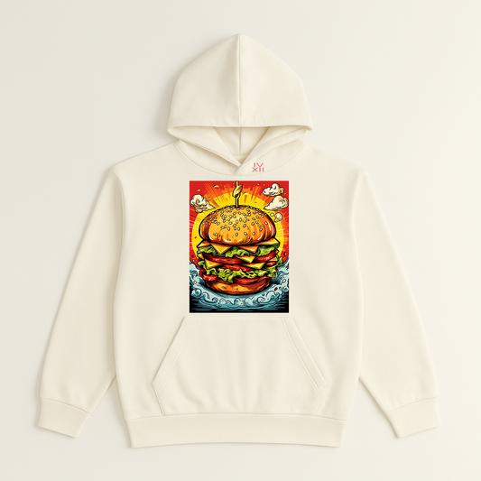 "Burger Me Crazy" French Terry Hoodie