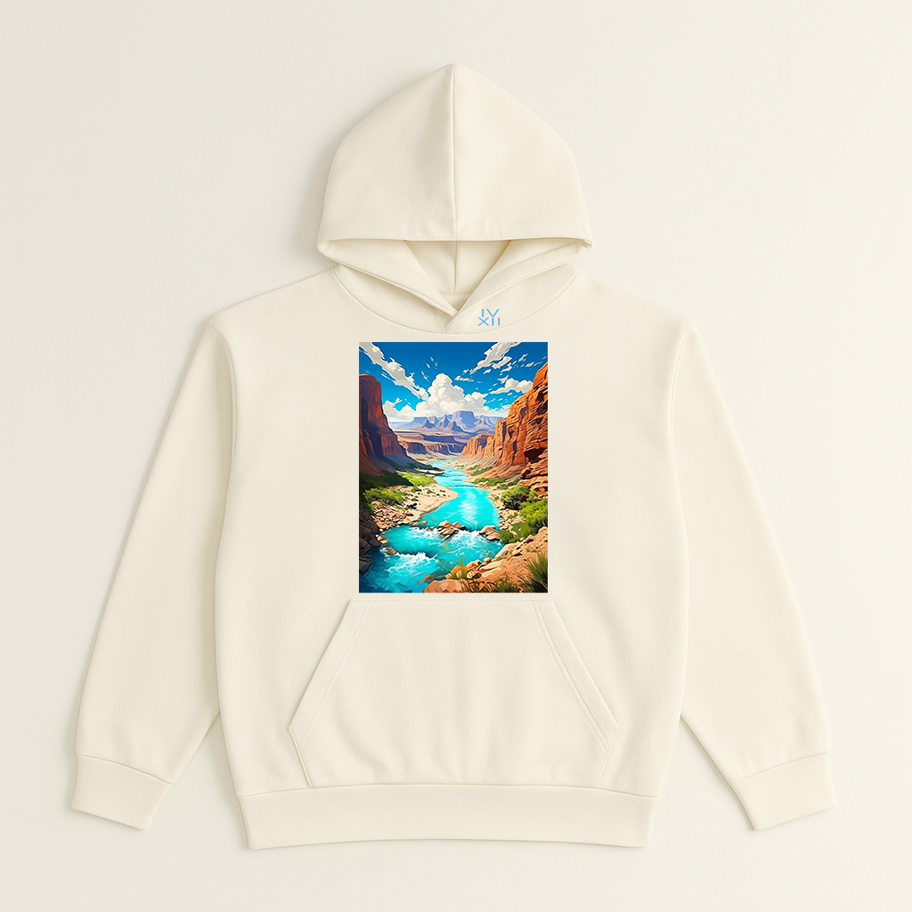 "CanyonFlow" French Terry Hoodie