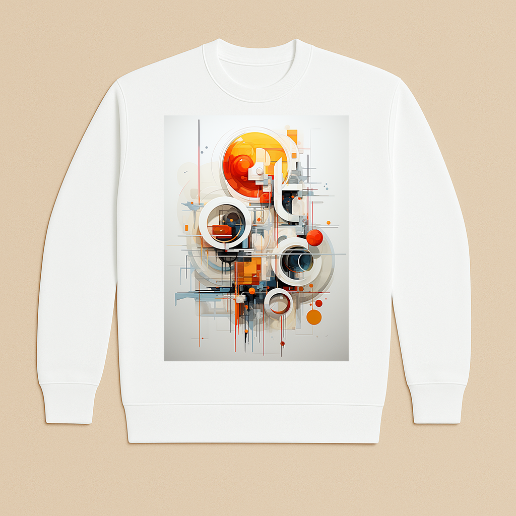 "Circuit" French Terry Crewneck Sweatshirt