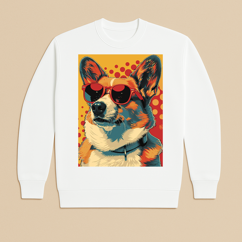 "Coolgi" French Terry Crewneck Sweatshirt