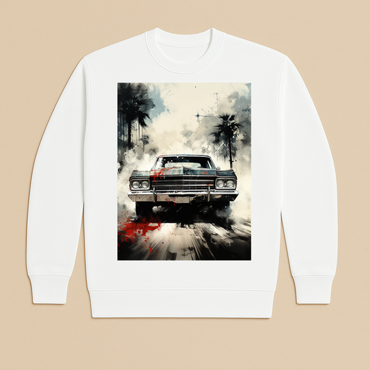 "CruelRide" French Terry Crewneck Sweatshirt