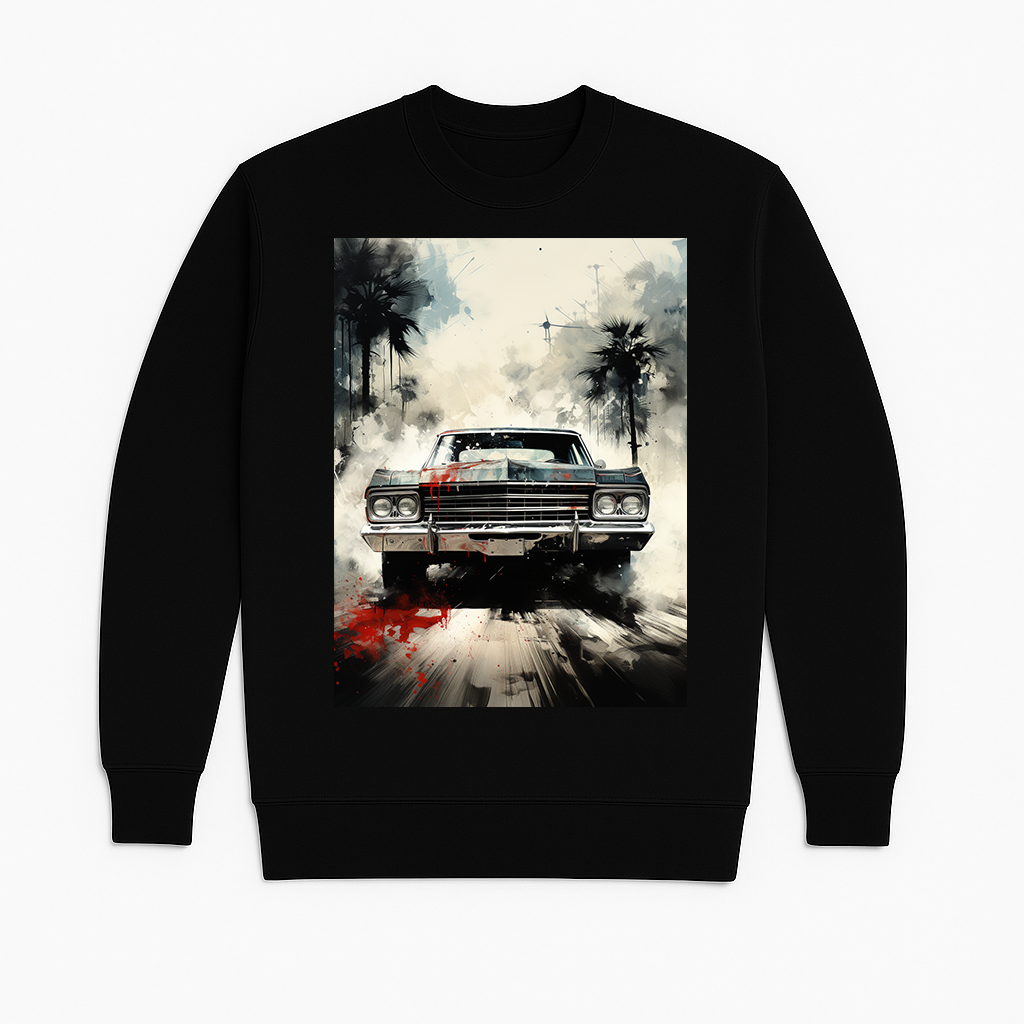 "CruelRide" French Terry Crewneck Sweatshirt