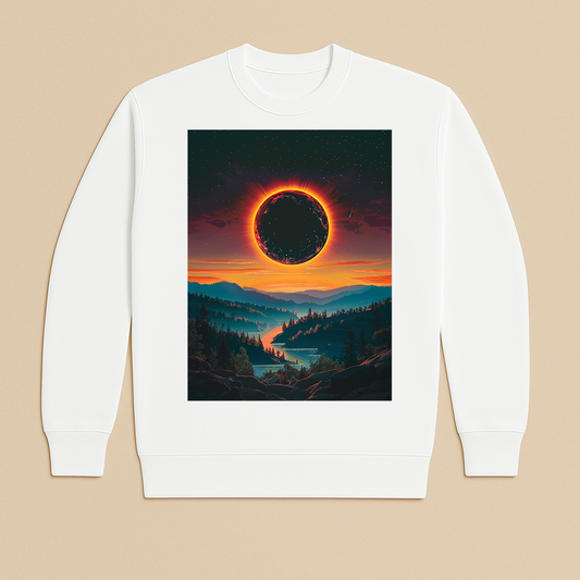 "Eclipse" French Terry Crewneck Sweatshirt