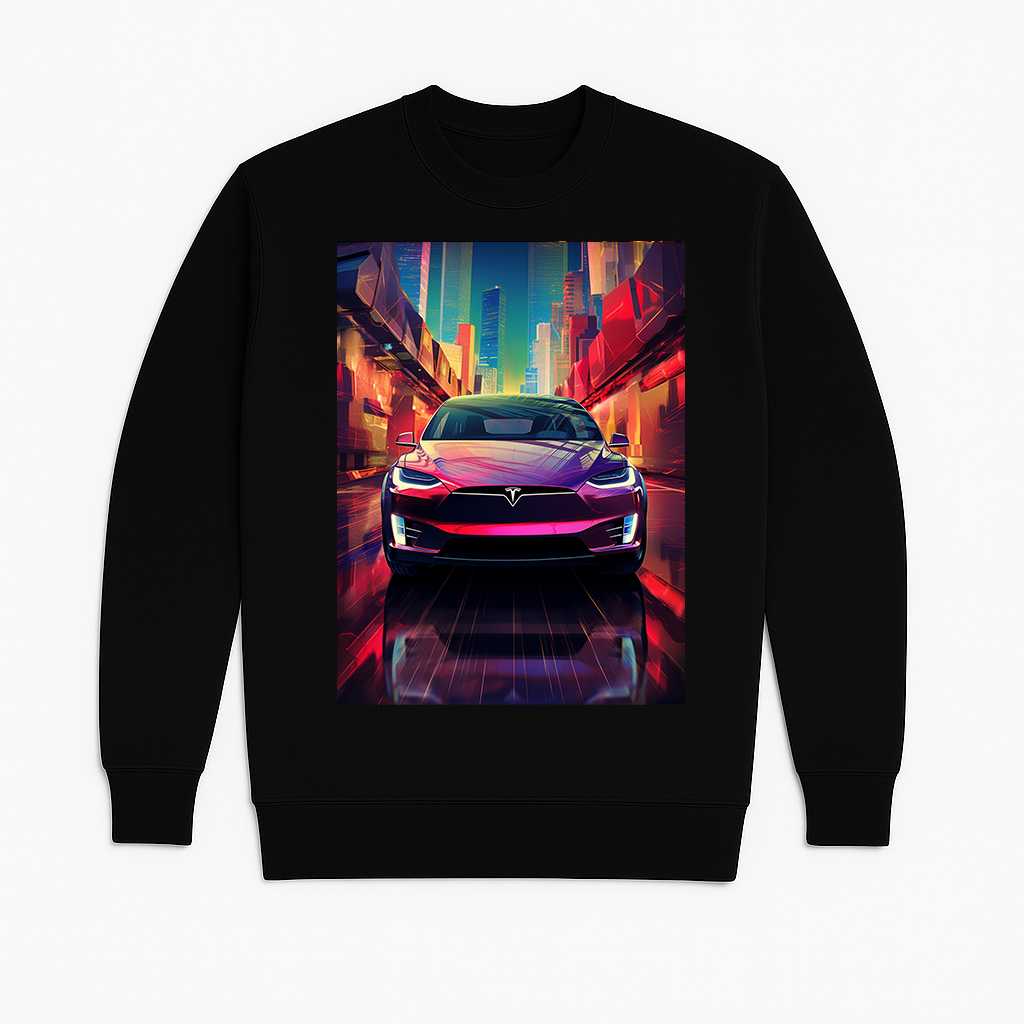"Evion" French Terry Crewneck Sweatshirt