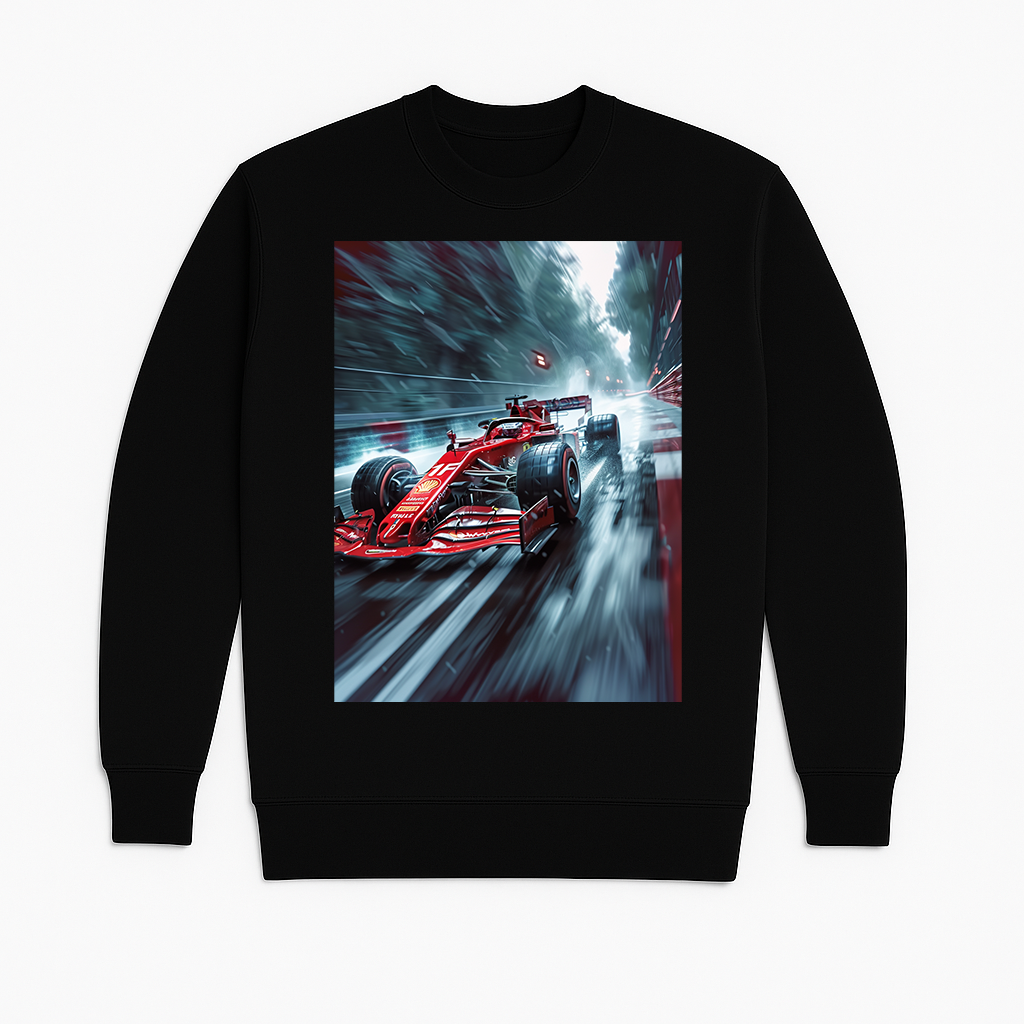"F1Nite" French Terry Crewneck Sweatshirt