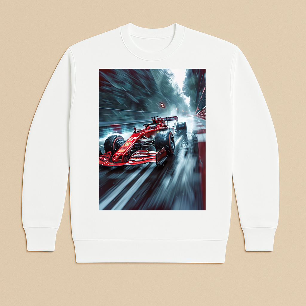 "F1Nite" French Terry Crewneck Sweatshirt