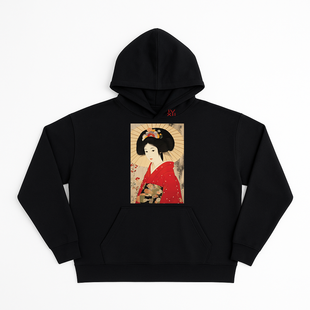 "Geisha" French Terry Hoodie