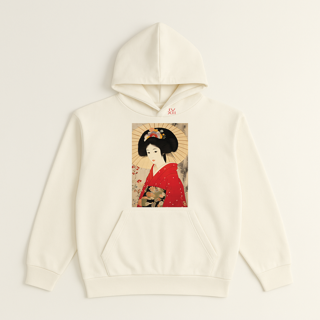 "Geisha" French Terry Hoodie