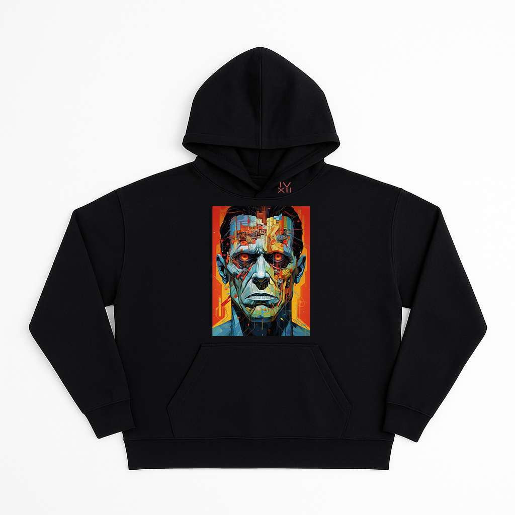 "Frankenstein 404" French Terry Hoodie