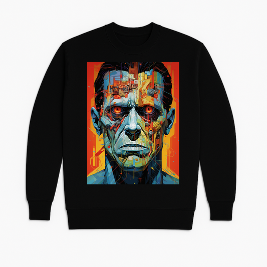 "Frankenstein 404" French Terry Crewneck Sweatshirt