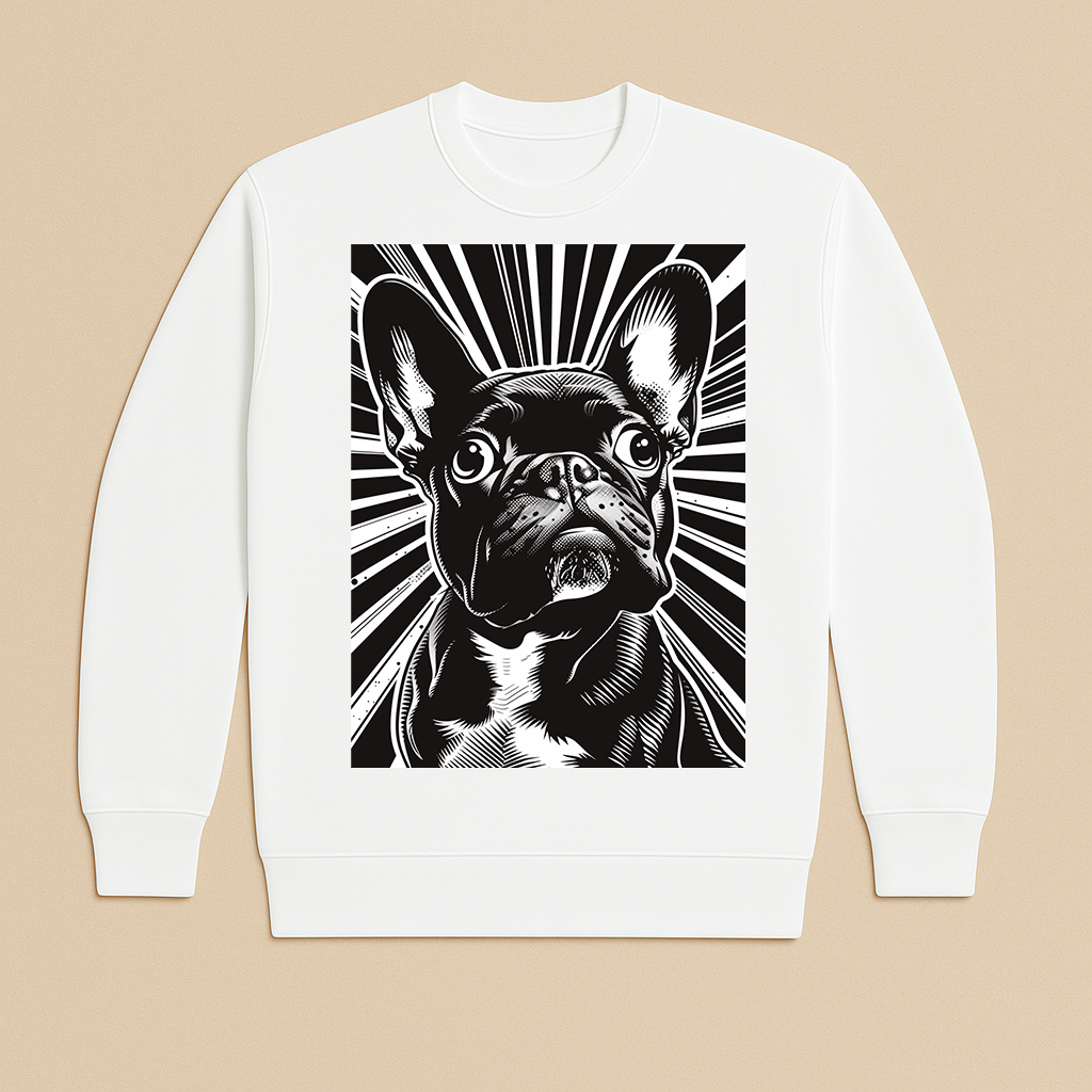 "Frenchie" French Terry Crewneck Sweatshirt