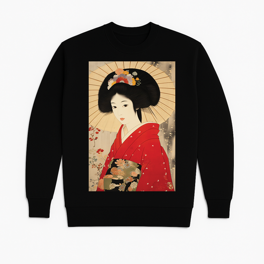 "Geisha" French Terry Crewneck Sweatshirt
