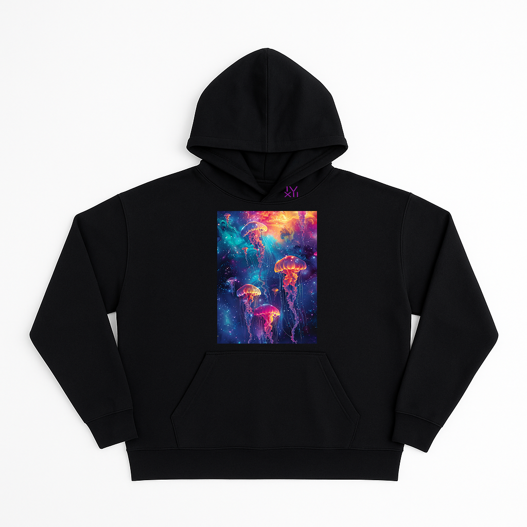 "Jellyfish Galaxy" French Terry Hoodie