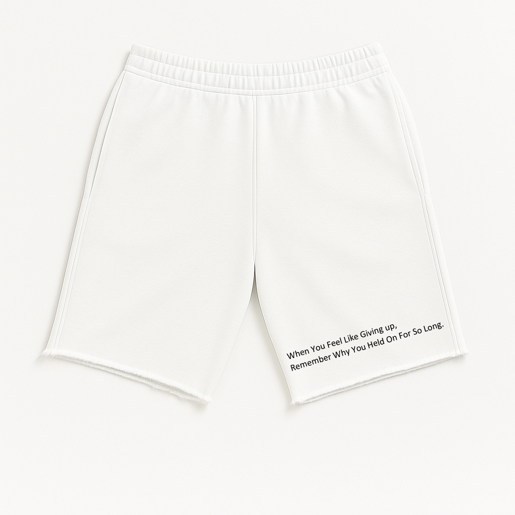 "Remember" French Terry Shorts