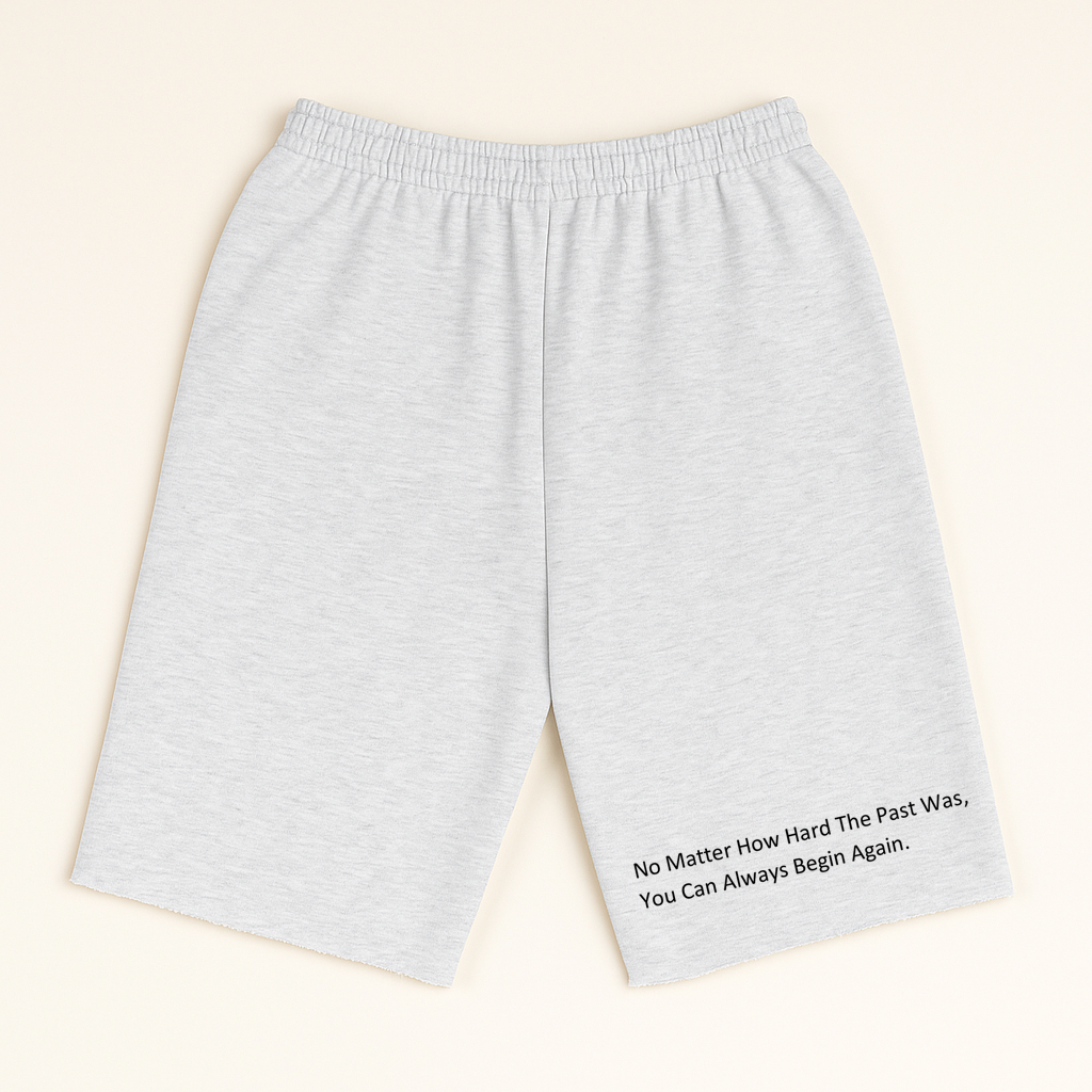 "No Matter" French Terry Fleece Shorts