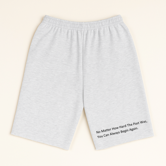 "No Matter" French Terry Fleece Shorts