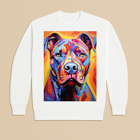 "Pit Bull Pop" French Terry Crewneck Sweatshirt