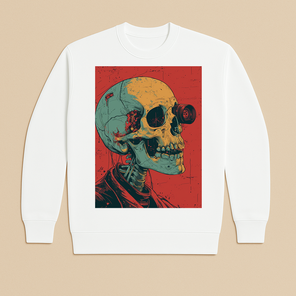 "Skully" French Terry Crewneck Sweatshirt