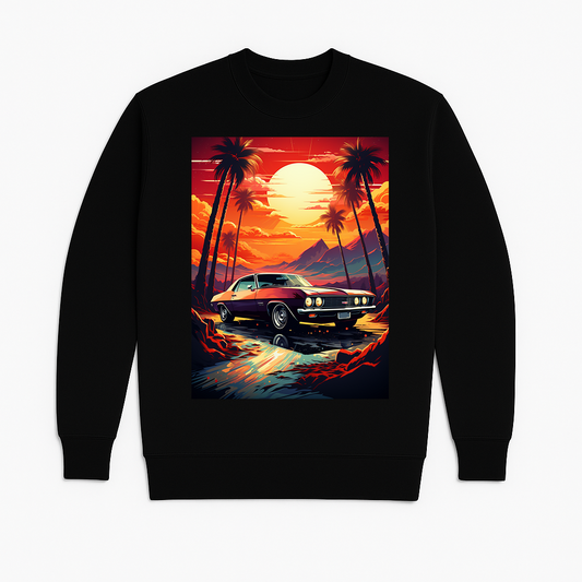 "Sunset Cruise" French Terry Crewneck Sweatshirt