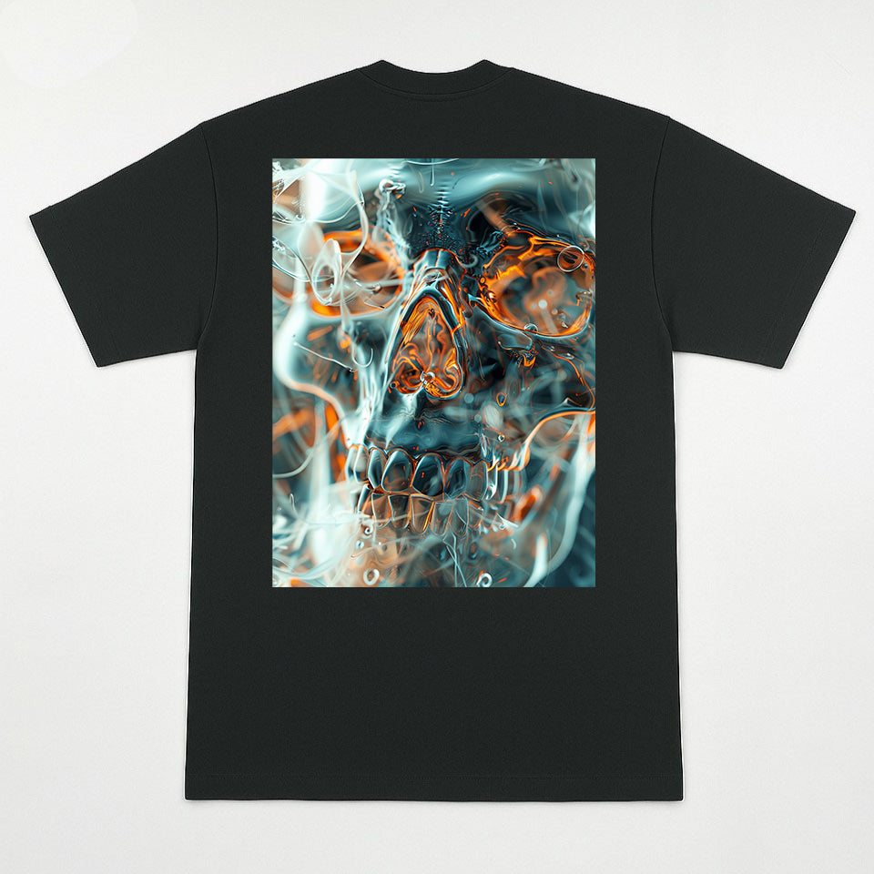 "Aqua Skull" T-shirt