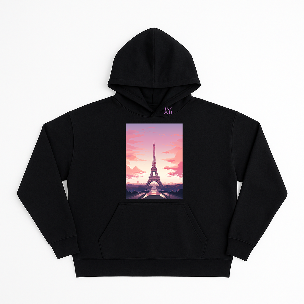 "Eiffel Tower" French Terry Hoodie