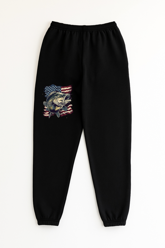 "USA Bassin'" French Terry Sweatpants