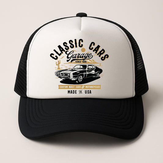 "CLASSIC CARS" Trucker Hat