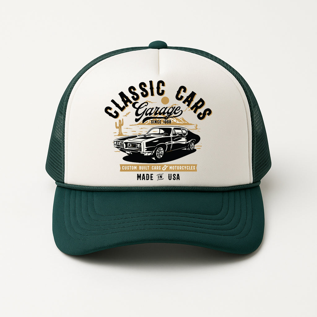 "CLASSIC CARS" Trucker Hat