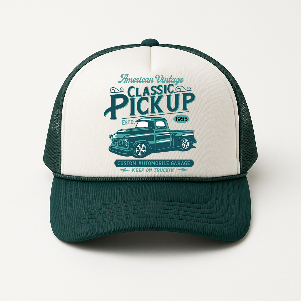"CLASSIC PICK UP" Trucker Hat