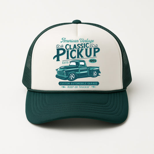 "CLASSIC PICK UP" Trucker Hat